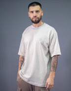 Camiseta Oversize Tex Olivetto - modelo/detalle