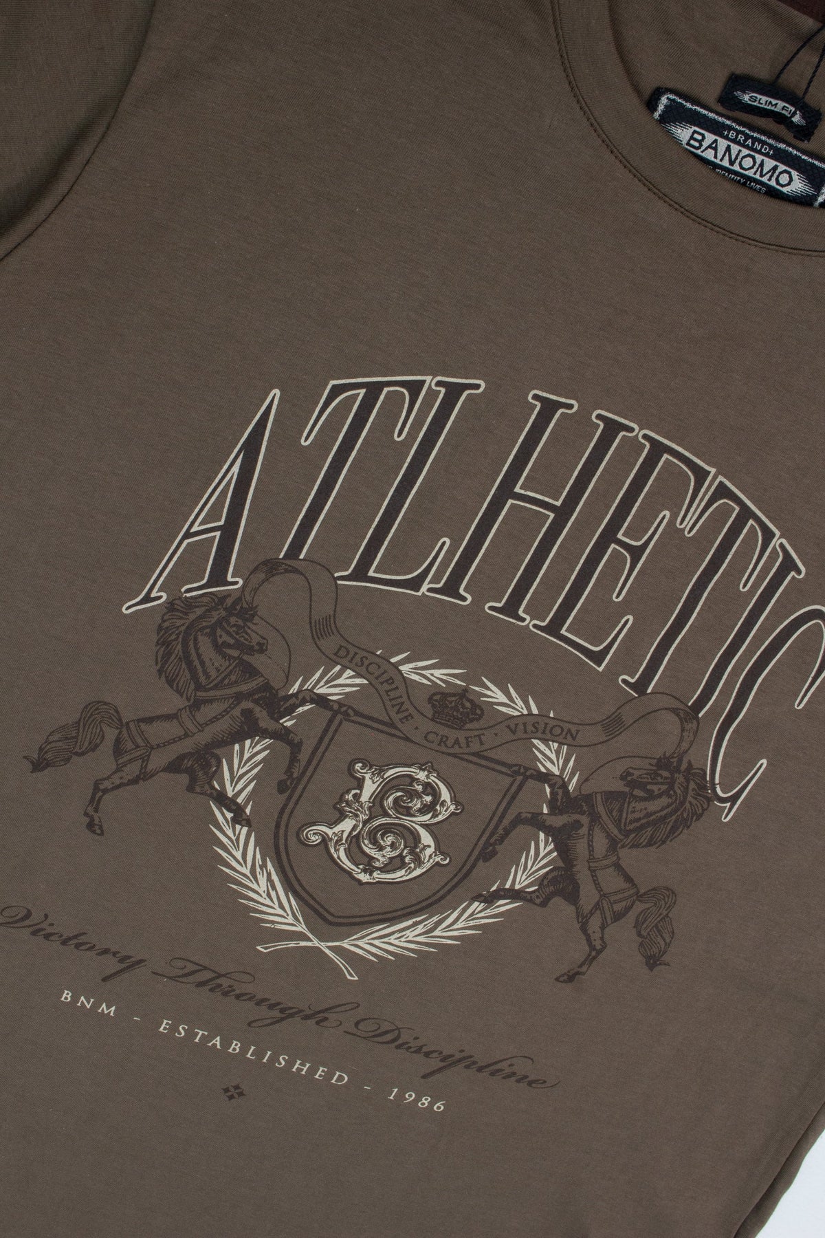 Camiseta Slim C1 Athletic - modelo/detalle