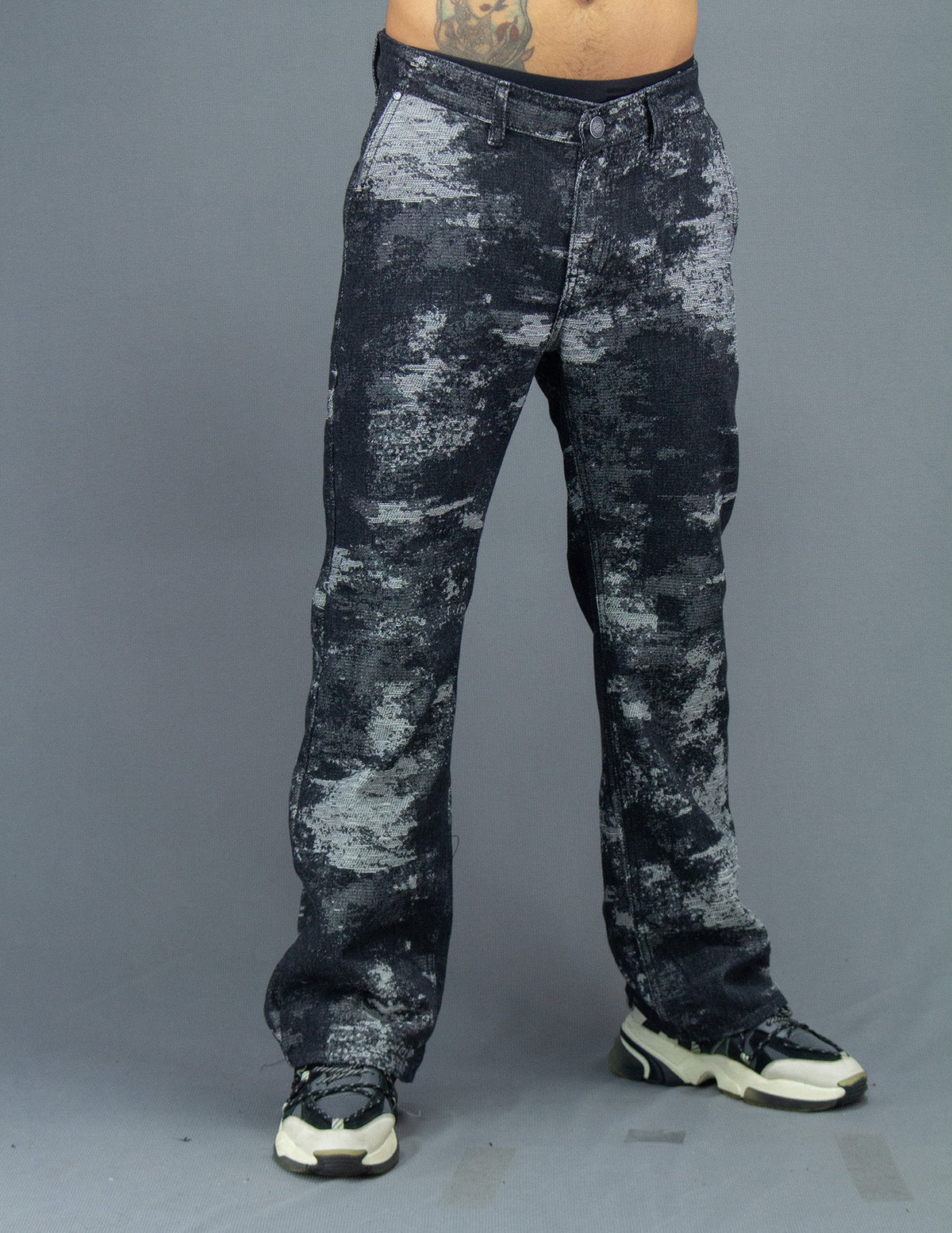 Jean Baggy JAC J100 Negro - modelo/detalle