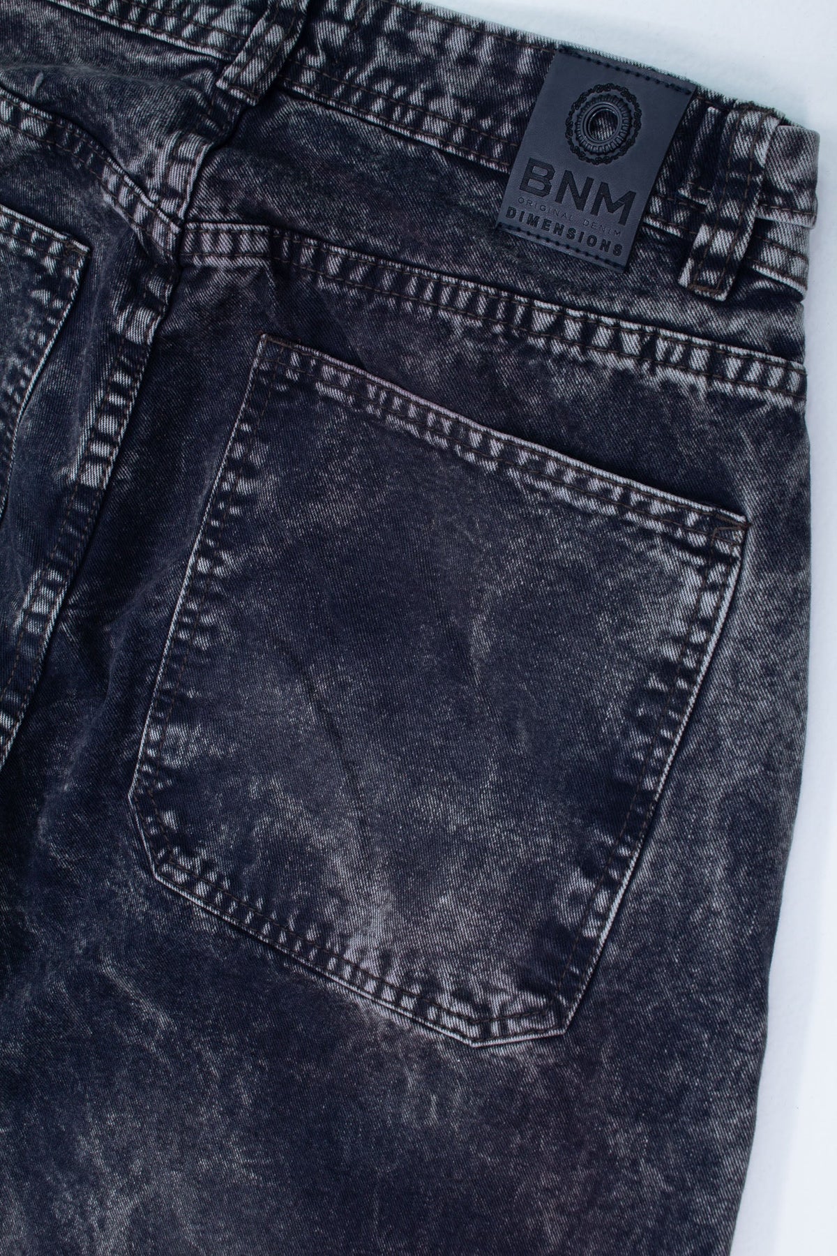 Jeans Baggy Correas Negro