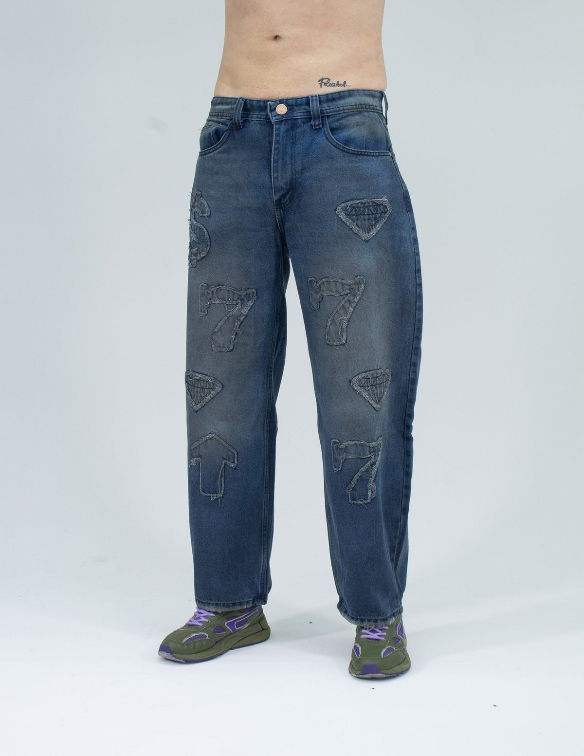 Jean Baggy Denim BRD 7 - producto fondo blanco
