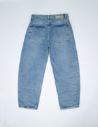 Jeans Baggy Correas Azul Frost - modelo
