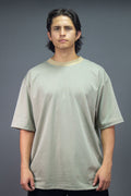 color:verde salvia | Camiseta Oversize 1330 frente